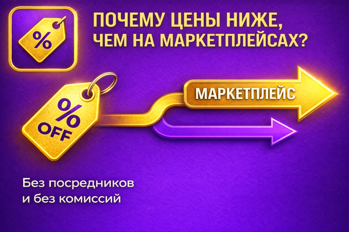 Почему у вас цены на некоторые модели ниже, чем на крупных маркетплейсах?
