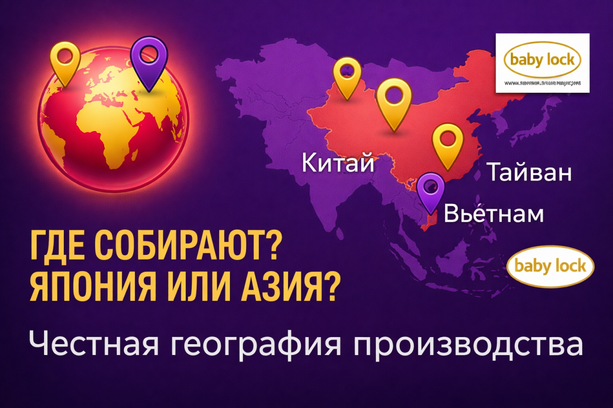 Существуют ли сейчас швейные машины японской или немецкой сборки?